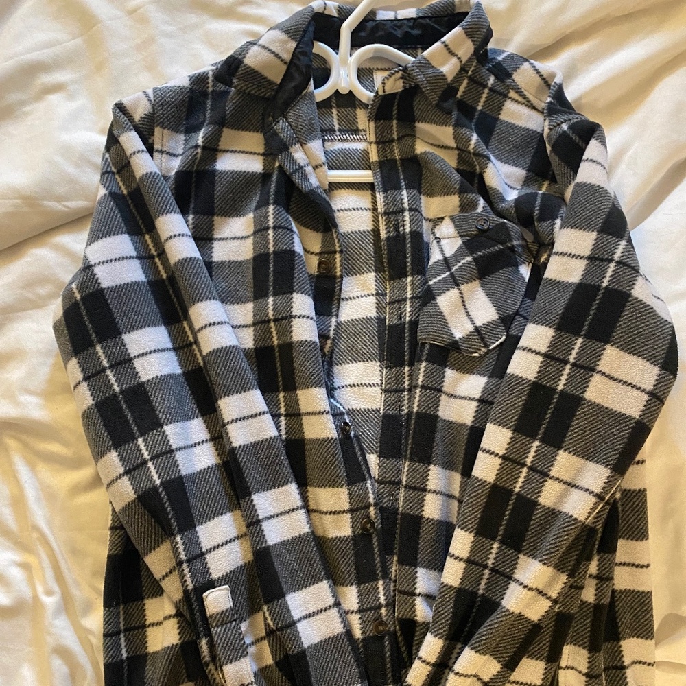 Plaid soft jacjey